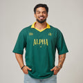Camiseta Oversized Alpha Club Verde Bandeira