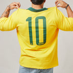 Camiseta Oversized Conquista Amarelo Clássico