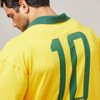Camiseta Oversized Conquista Amarelo Clássico