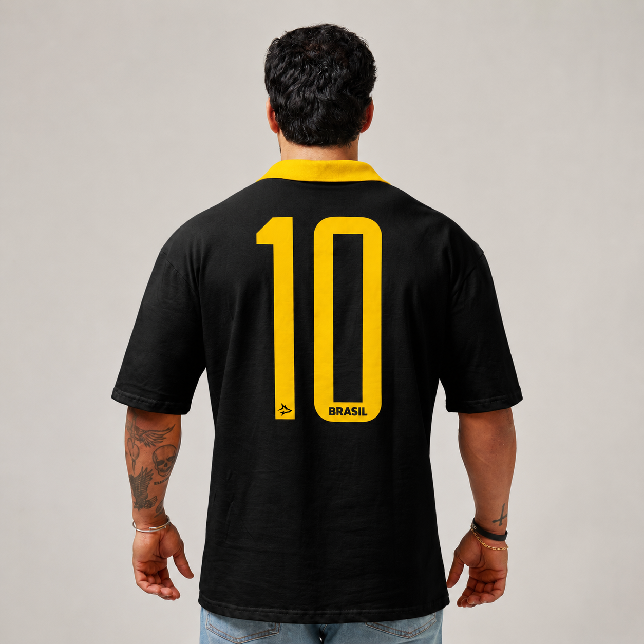Camiseta Oversized Conquista Preto