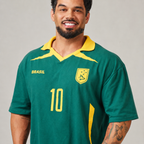 Camiseta Oversized Conquista Verde Bandeira