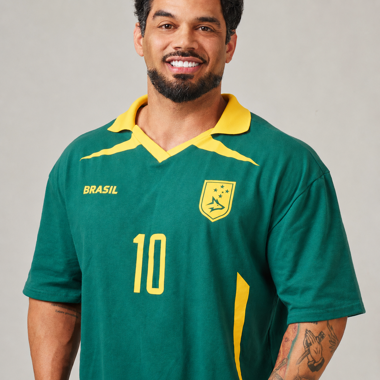 Camiseta Oversized Conquista Verde Bandeira