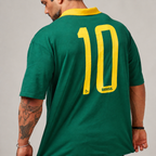 Camiseta Oversized Conquista Verde Bandeira
