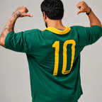 Camiseta Oversized Conquista Verde Bandeira