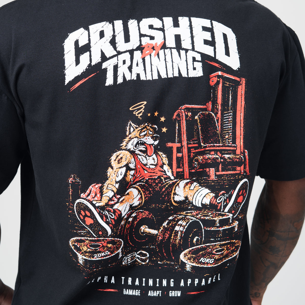 Camiseta Oversized Crushed Preto