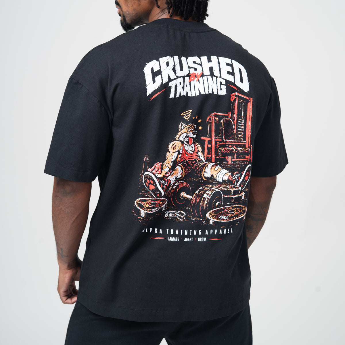 Camiseta Oversized Crushed Preto