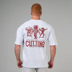 Camiseta Oversized Cutting Season Branco