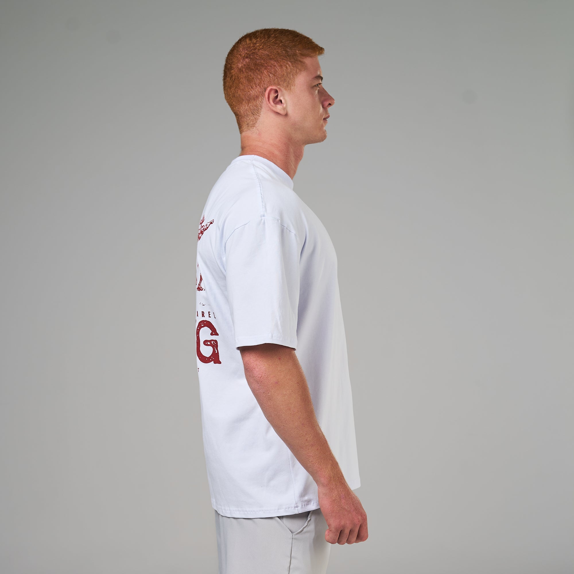 Camiseta Oversized Cutting Season Branco