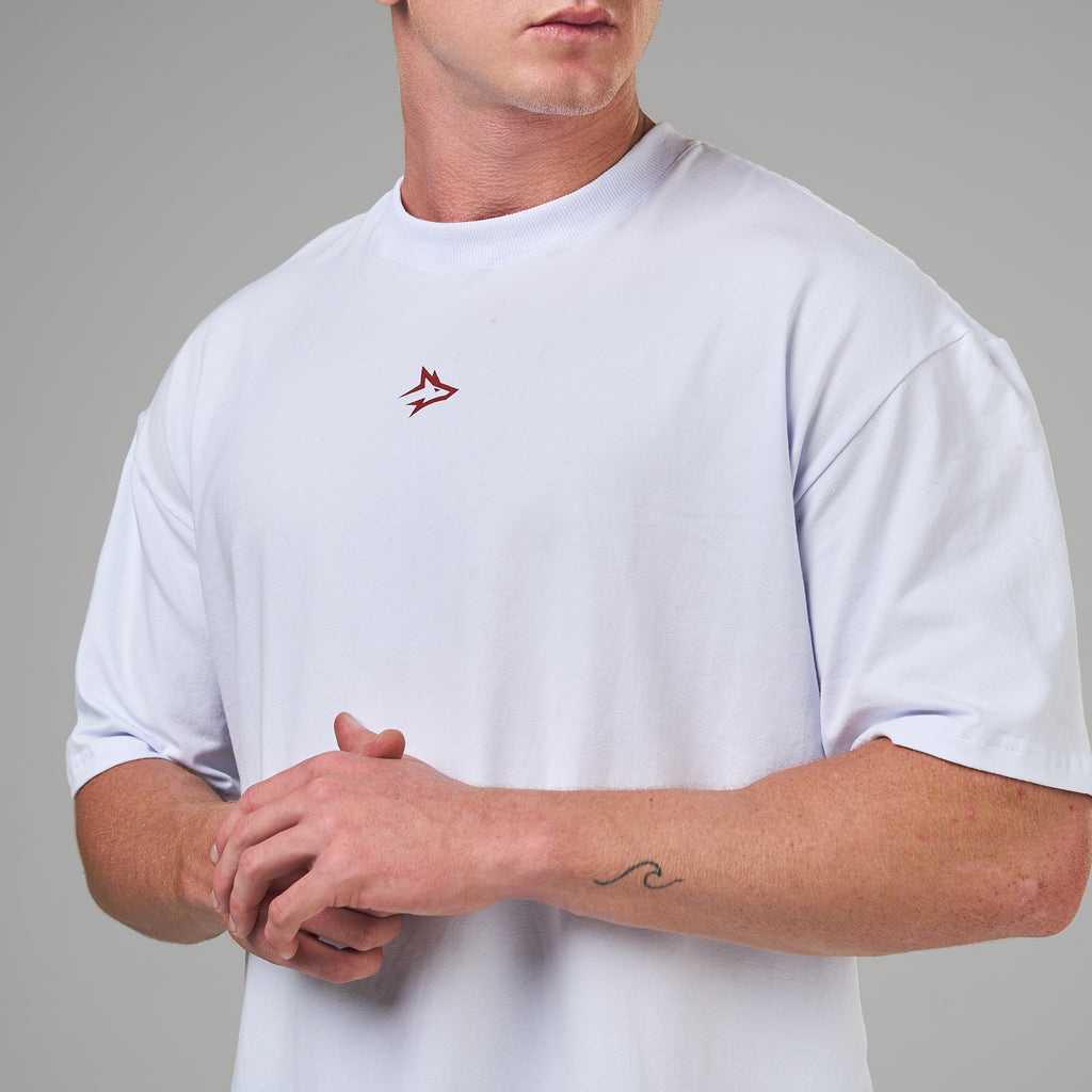 Camiseta Oversized Cutting Season Branco