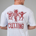 Camiseta Oversized Cutting Season Branco