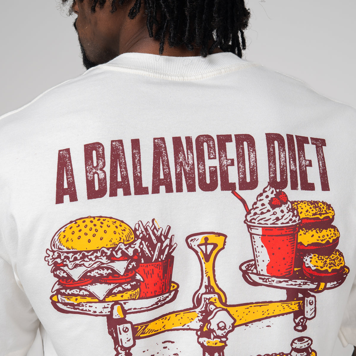 Camiseta Oversized Diet Branco