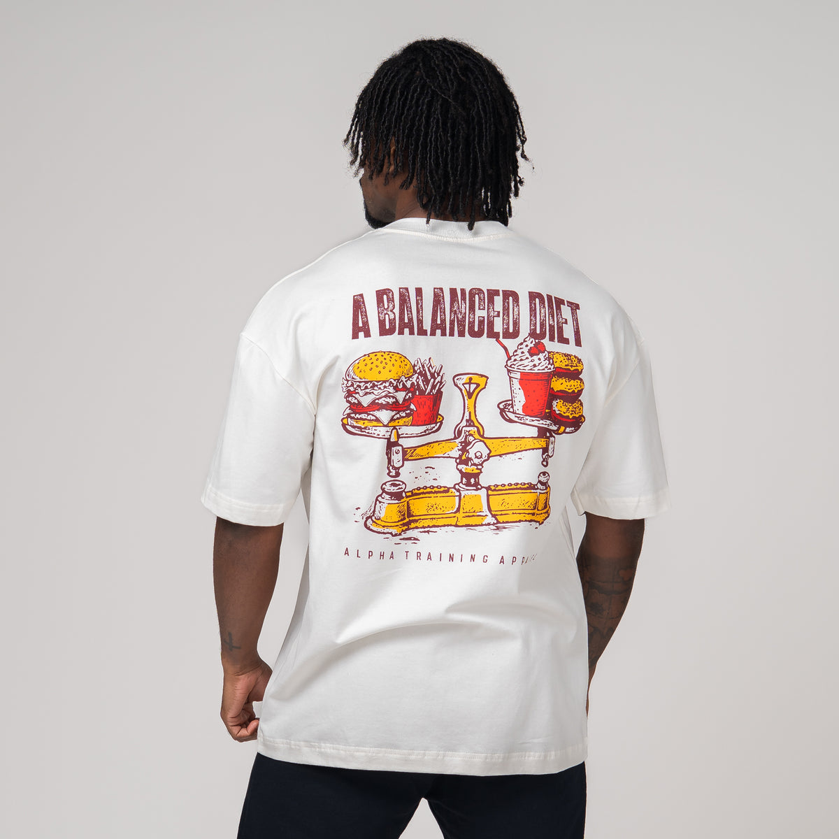 Camiseta Oversized Diet Branco
