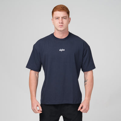 Camiseta Oversized Empire Azul Marinho