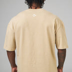 Camiseta Oversized Empire Bege Duna