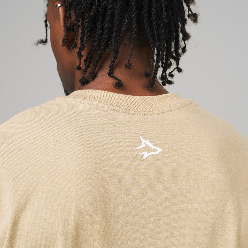 Camiseta Oversized Empire Bege Duna
