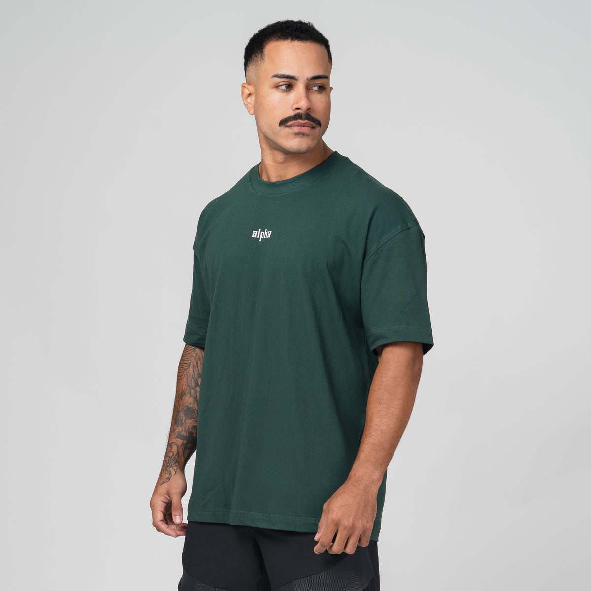 Camiseta Oversized Empire Verde Musgo
