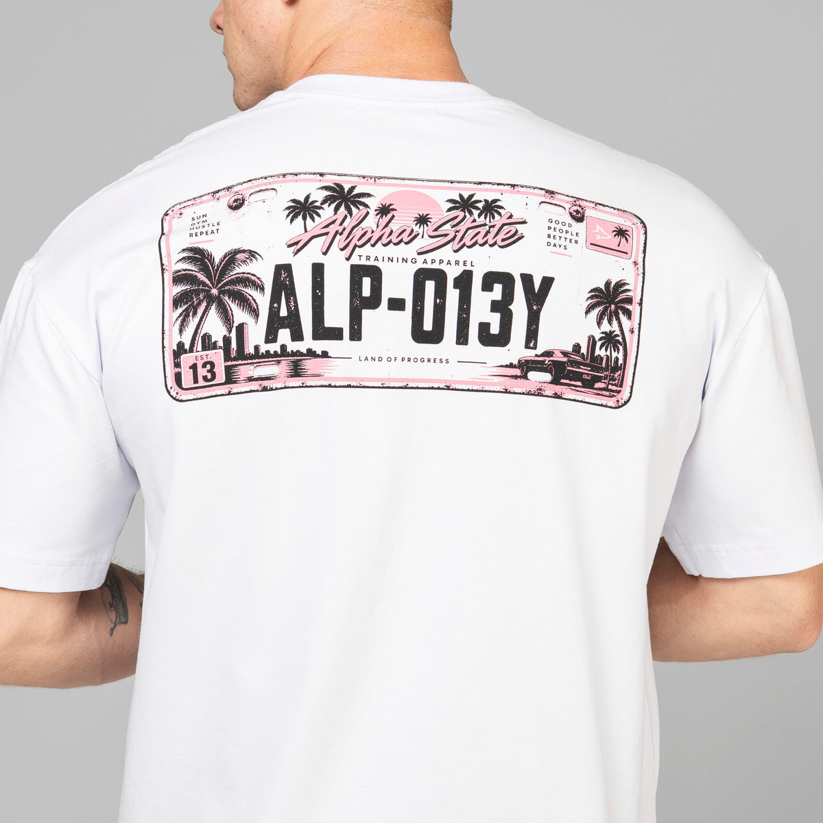Camiseta Oversized Highway Branco