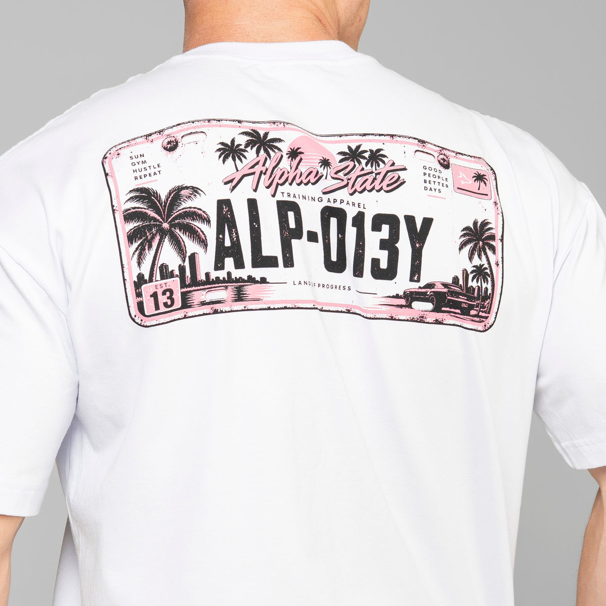 Camiseta Oversized Highway Branco
