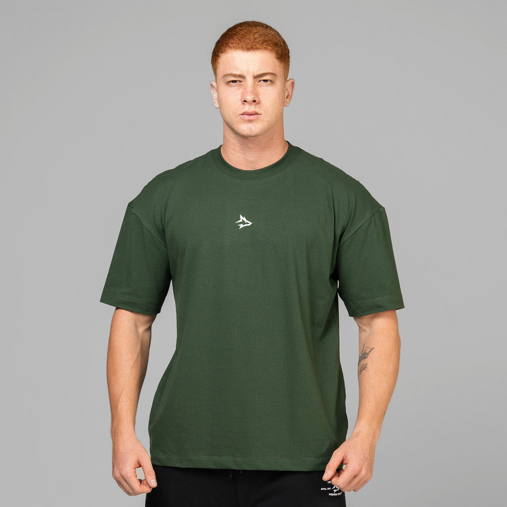 Camiseta Oversized Highway Verde Musgo