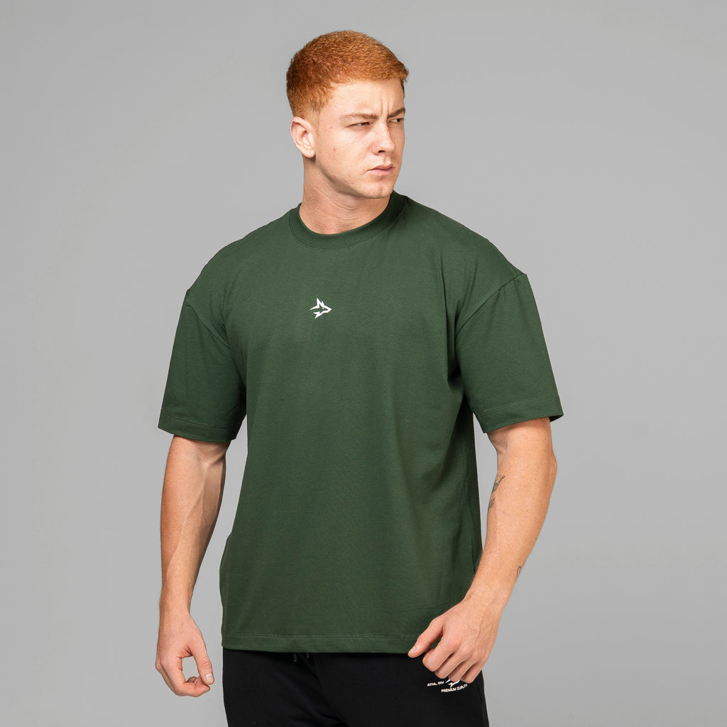 Camiseta Oversized Highway Verde Musgo