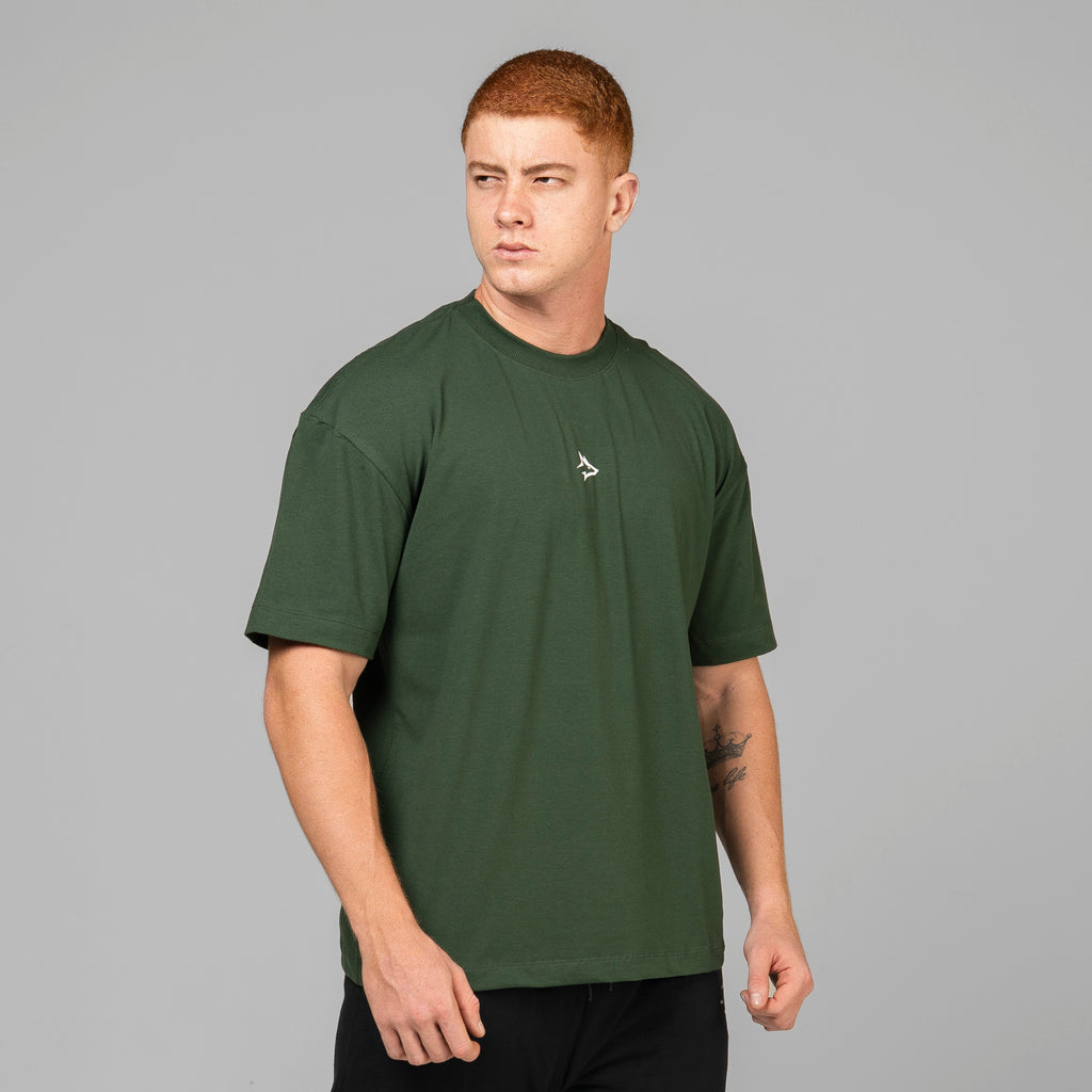 Camiseta Oversized Highway Verde Musgo