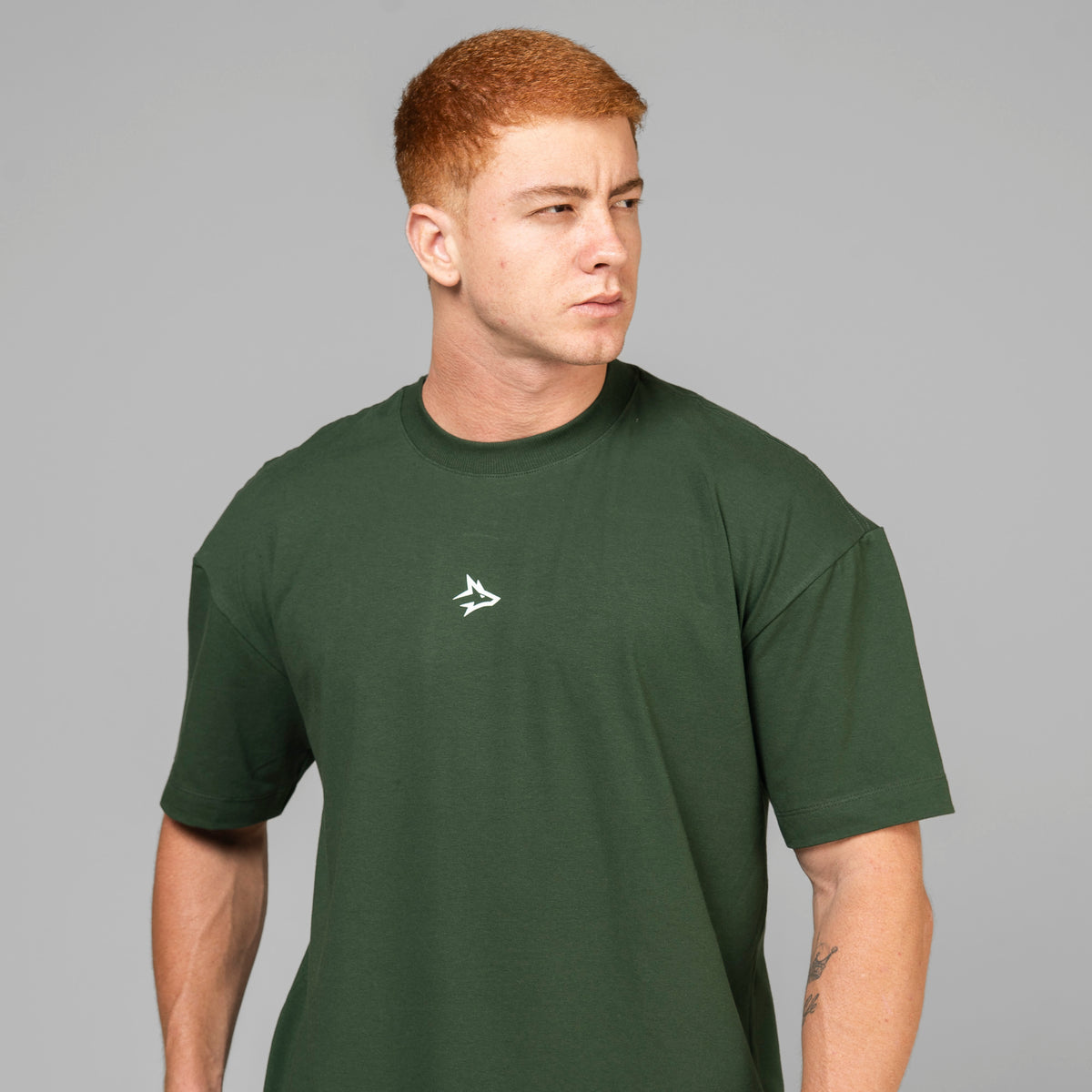 Camiseta Oversized Highway Verde Musgo
