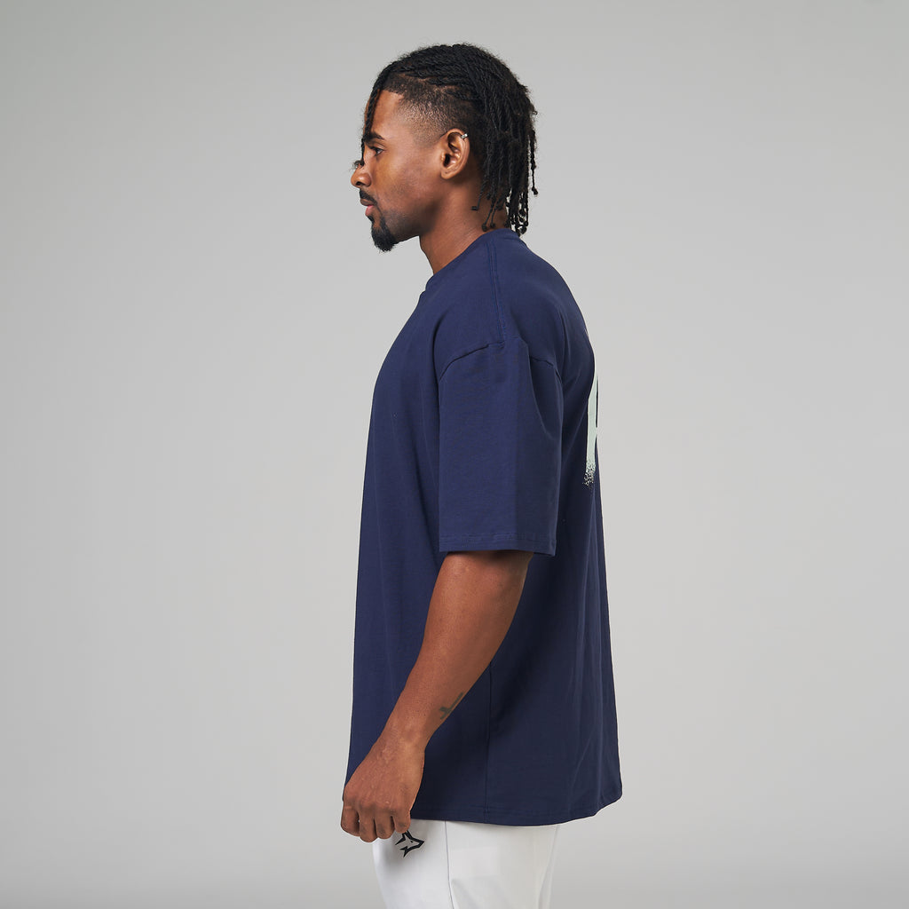 Camiseta Oversized Hunter Azul Marinho