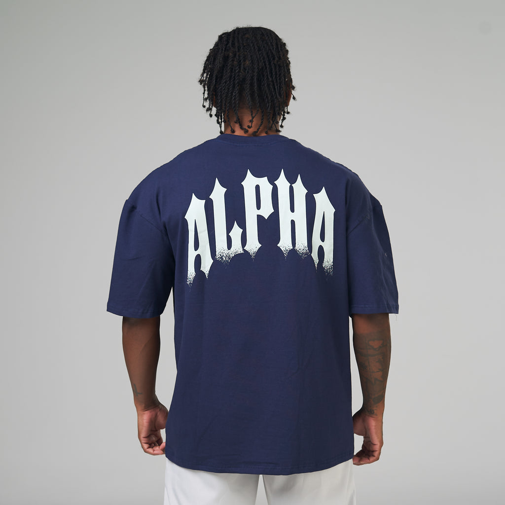 Camiseta Oversized Hunter Azul Marinho