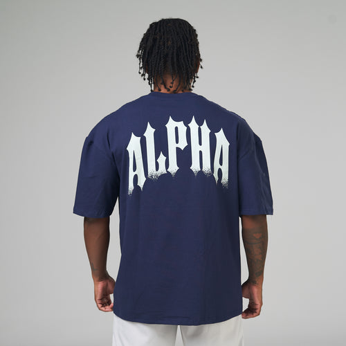 Camiseta Oversized Hunter Azul Marinho