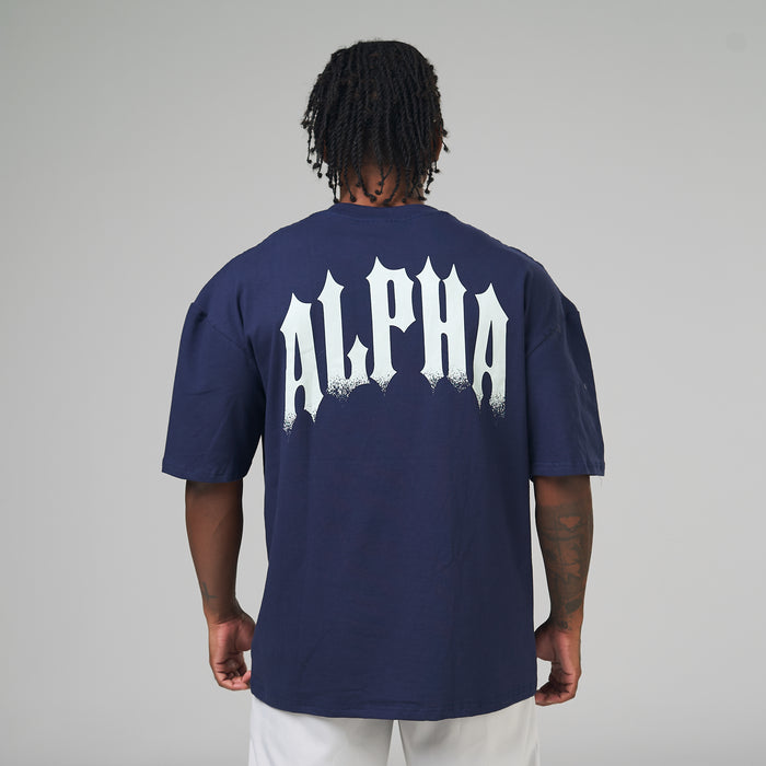 Camiseta Oversized Hunter Azul Marinho