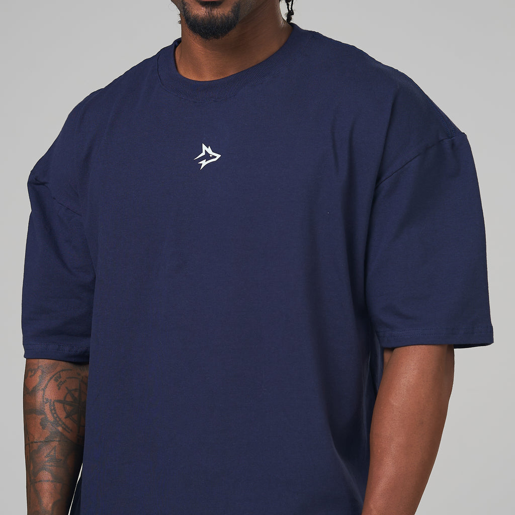 Camiseta Oversized Hunter Azul Marinho