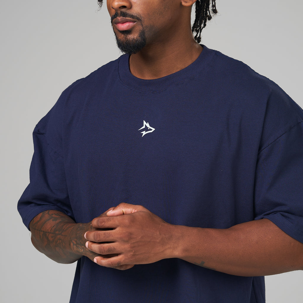 Camiseta Oversized Hunter Azul Marinho