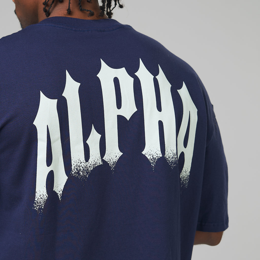Camiseta Oversized Hunter Azul Marinho