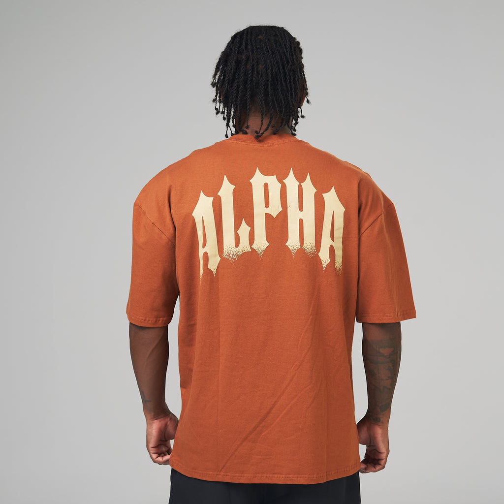 Camiseta Oversized Hunter Marrom Telha