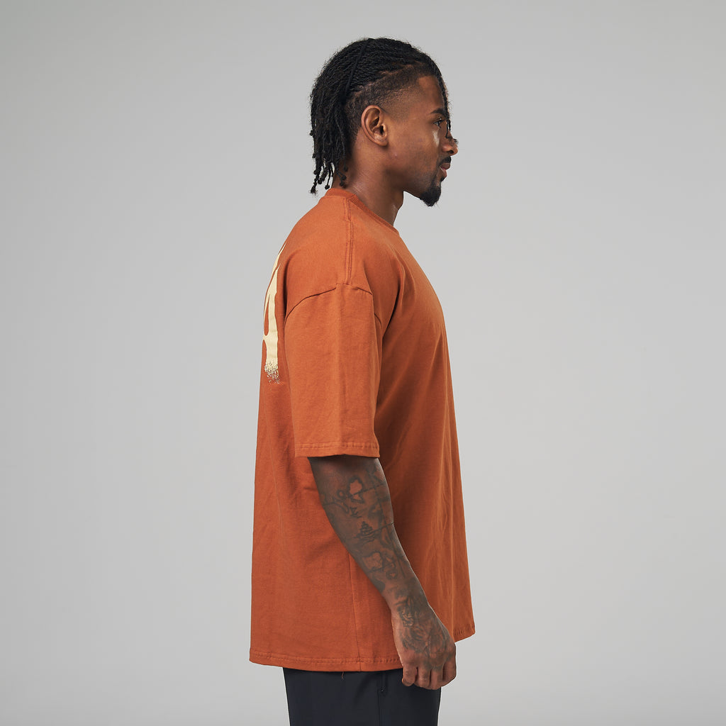 Camiseta Oversized Hunter Marrom Telha