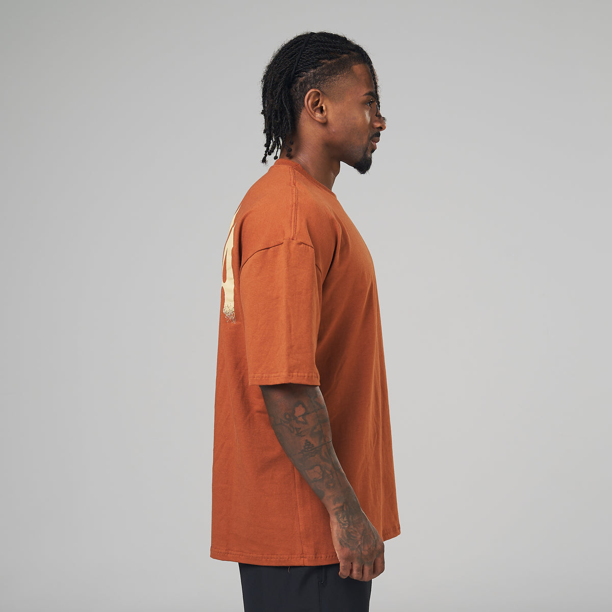 Camiseta Oversized Hunter Marrom Telha