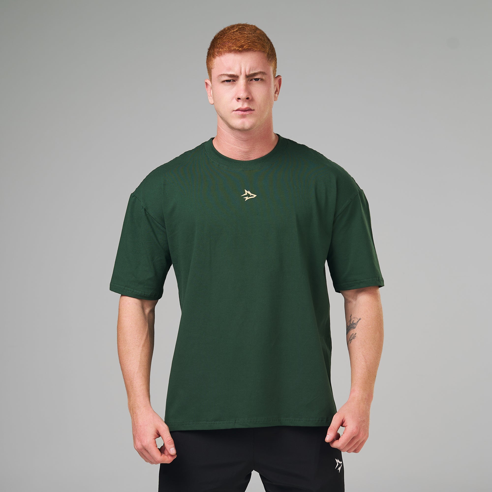 Camiseta Oversized Hunter Verde Musgo
