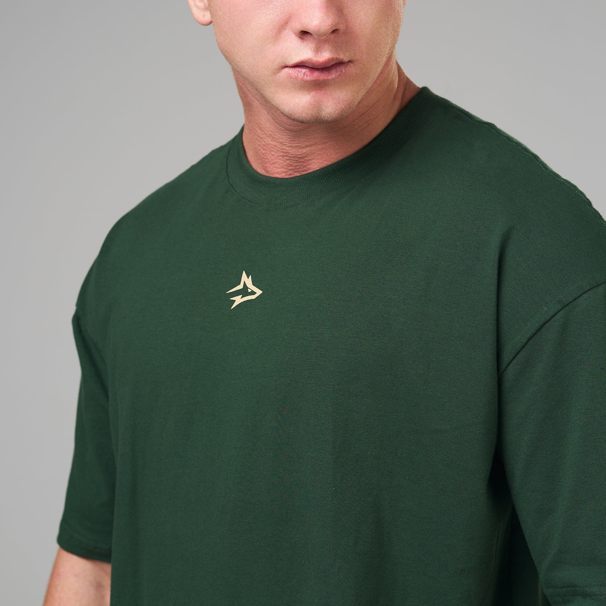 Camiseta Oversized Hunter Verde Musgo
