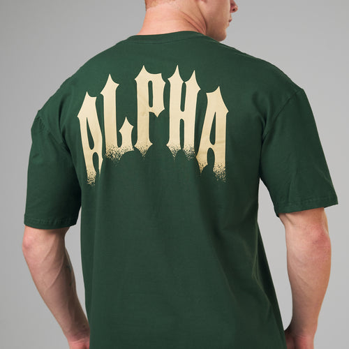 Camiseta Oversized Hunter Verde Musgo
