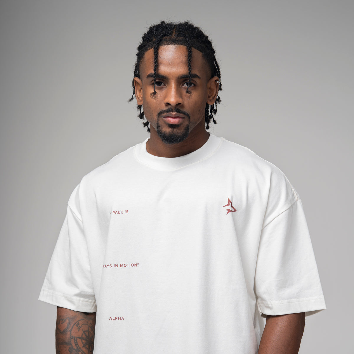 Camiseta Oversized In Motion Off White