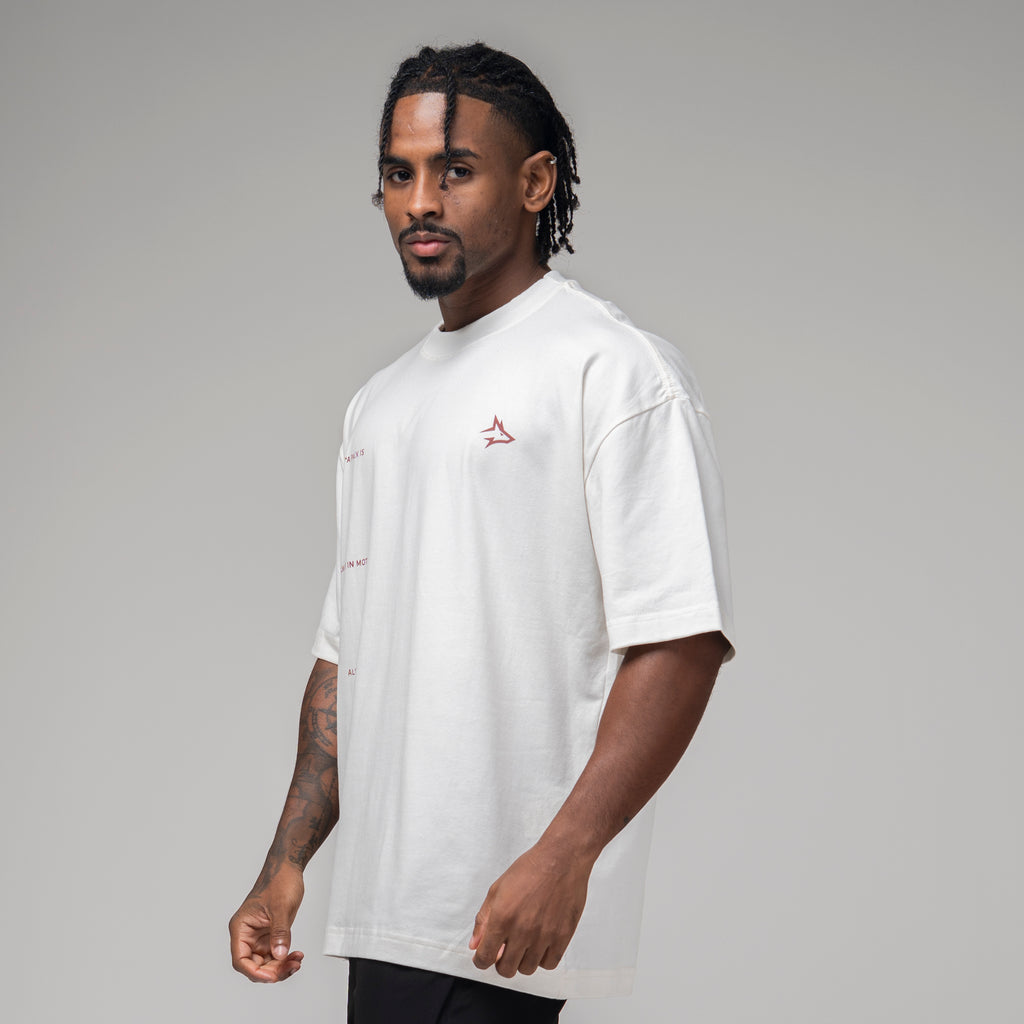 Camiseta Oversized In Motion Off White