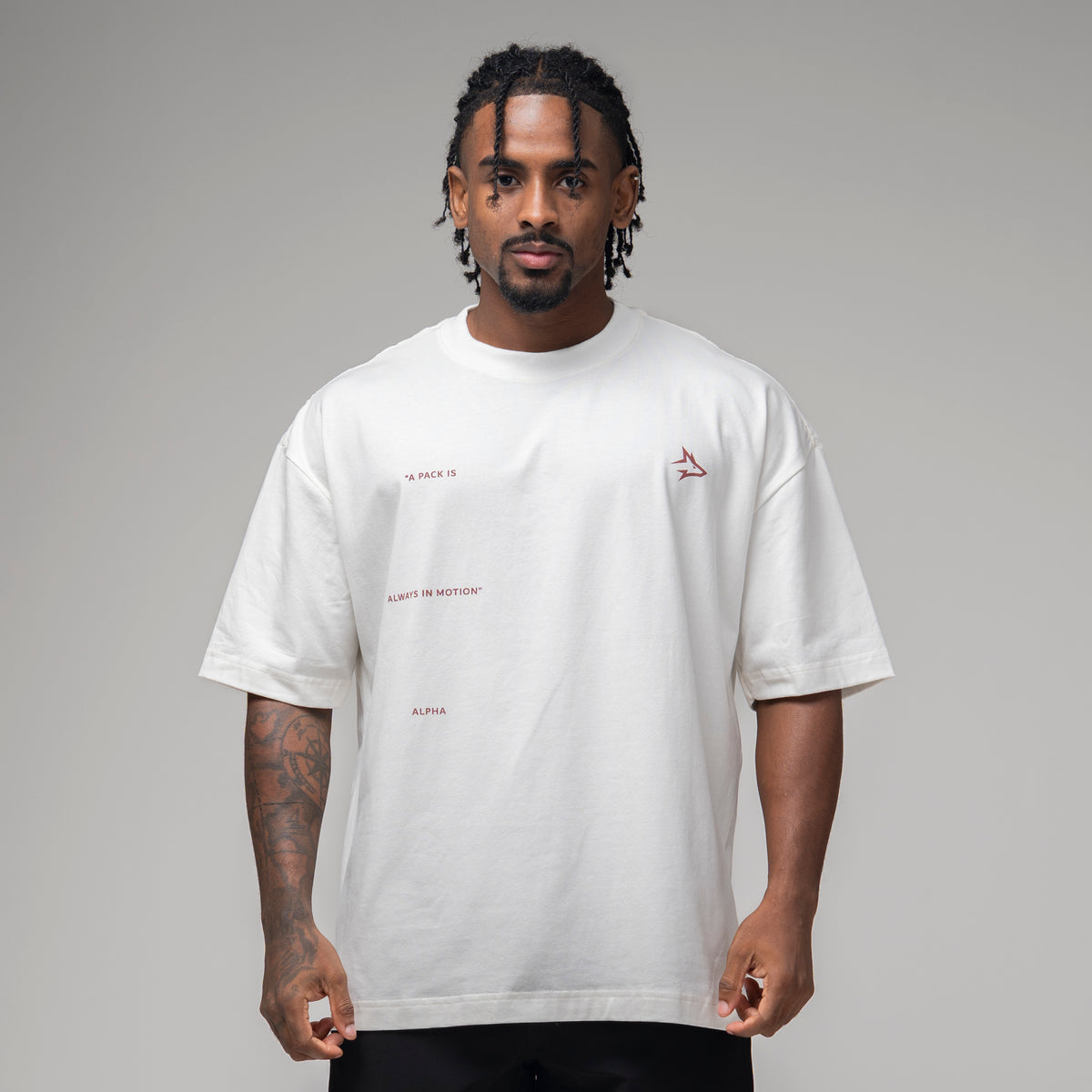 Camiseta Oversized In Motion Off White