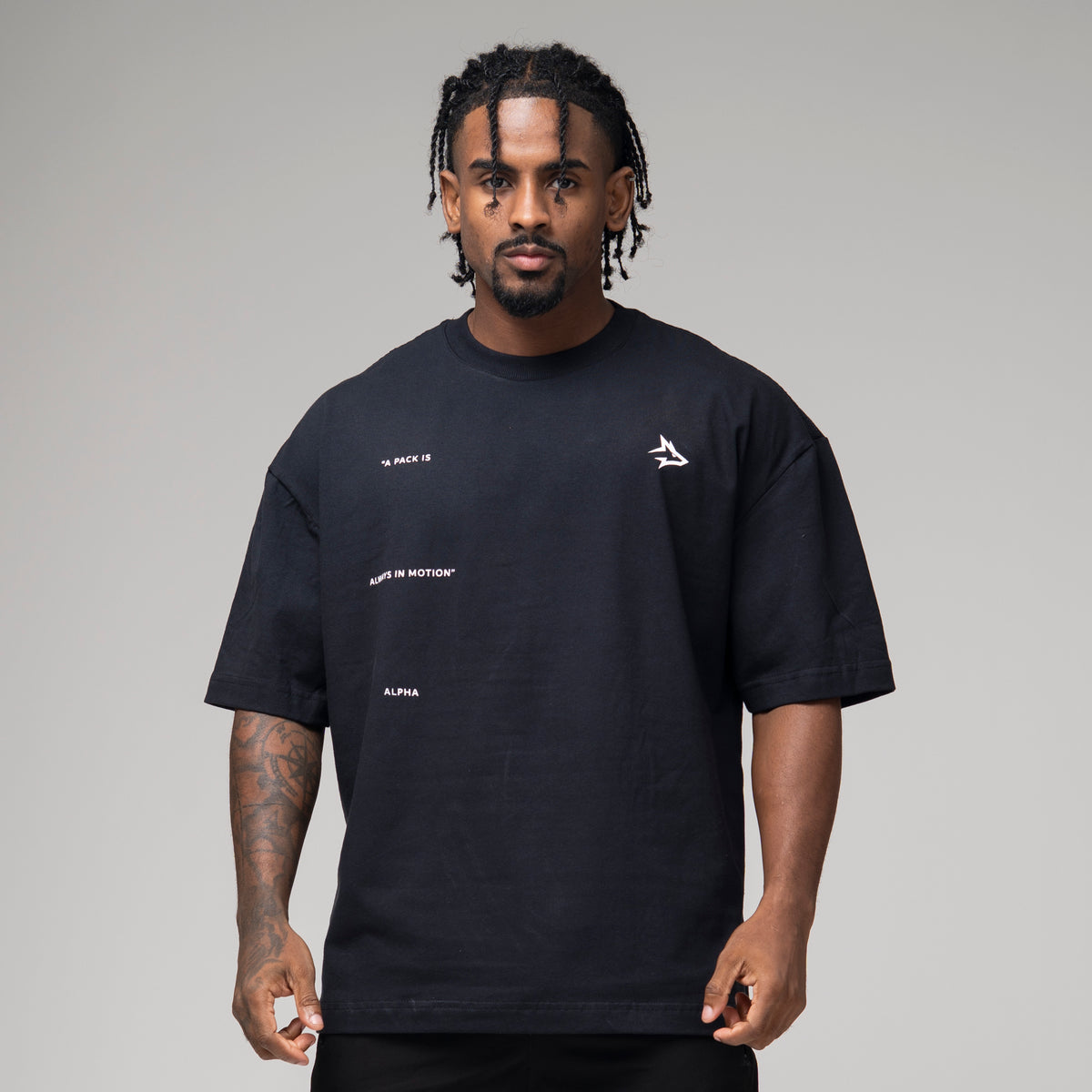 Camiseta Oversized In Motion Preto