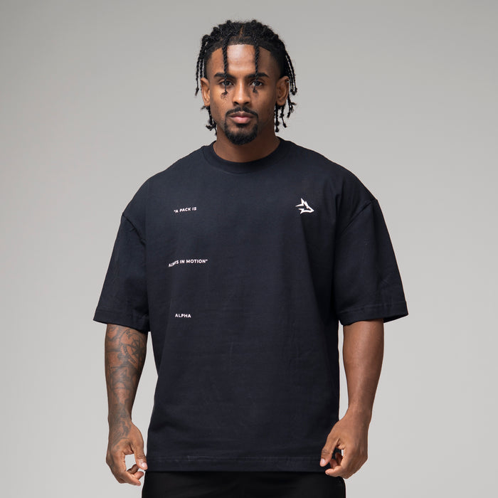 Camiseta Oversized In Motion Preto