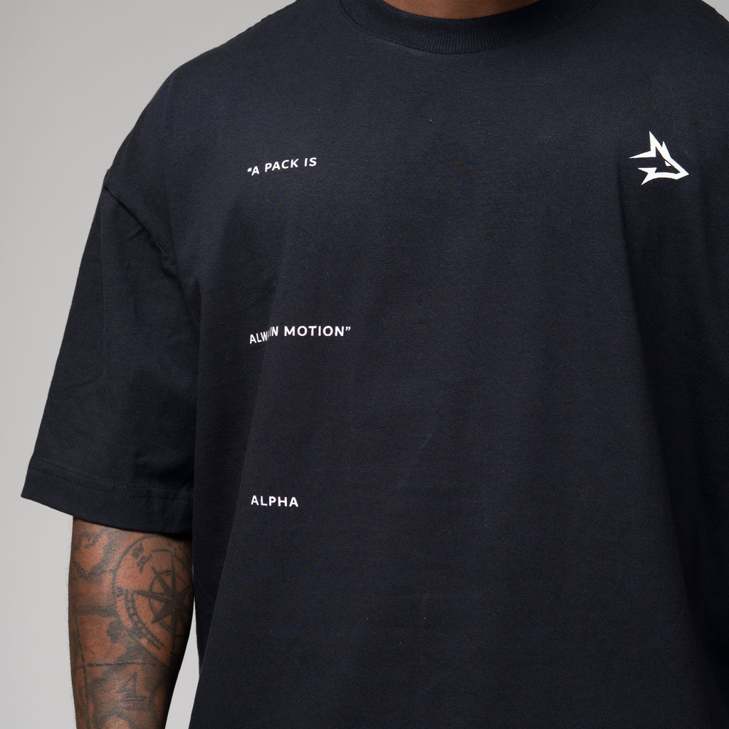 Camiseta Oversized In Motion Preto