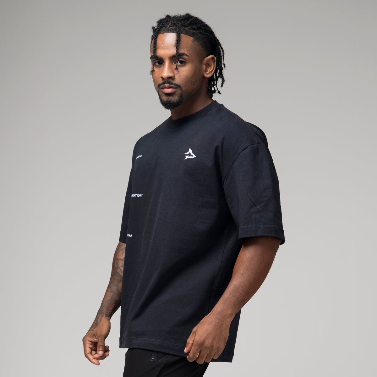 Camiseta Oversized In Motion Preto