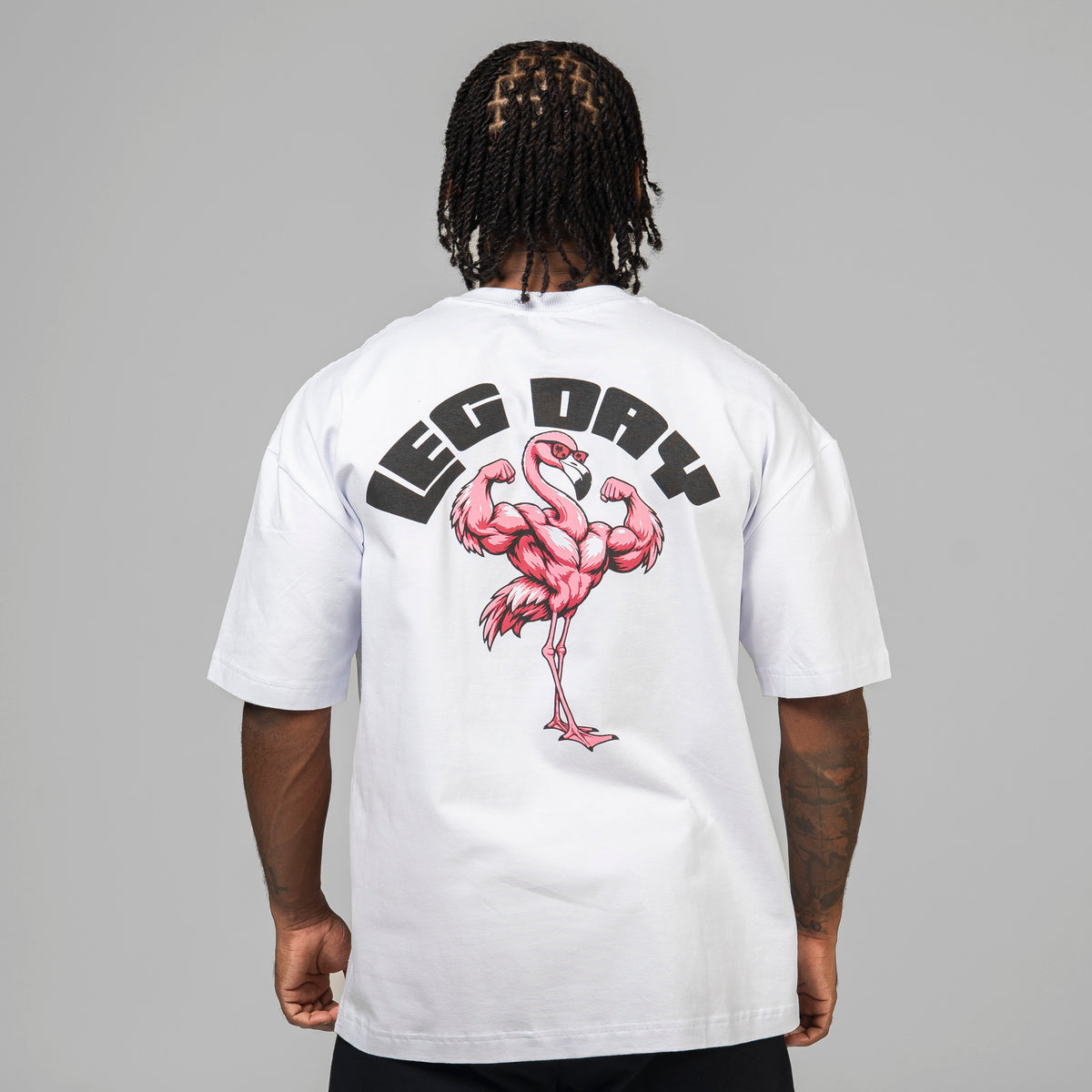 Camiseta Oversized Leg Lover Branco
