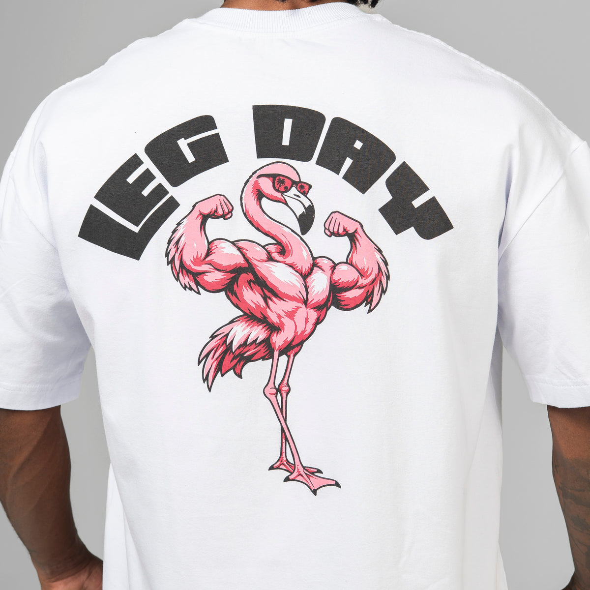 Camiseta Oversized Leg Lover Branco