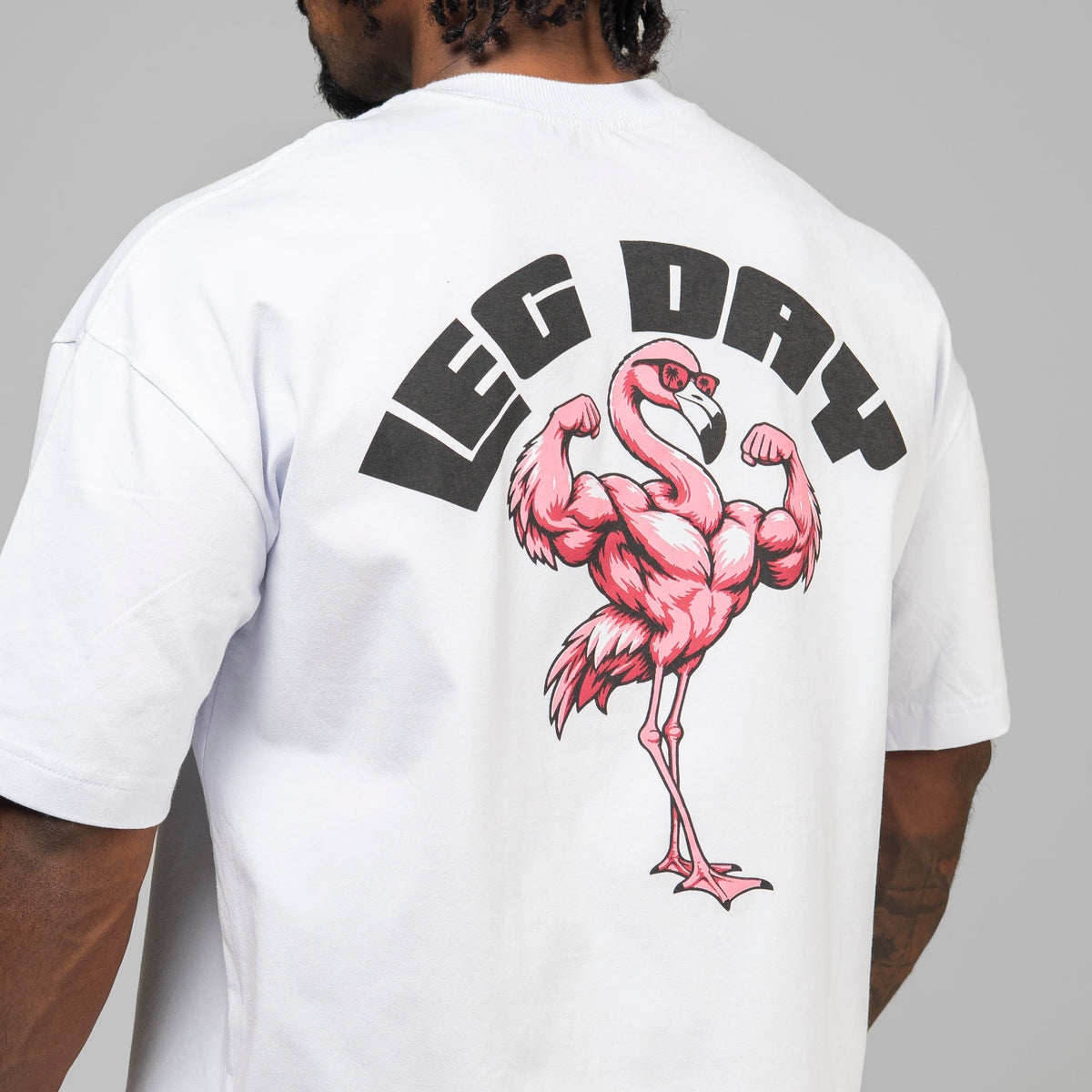 Camiseta Oversized Leg Lover Branco