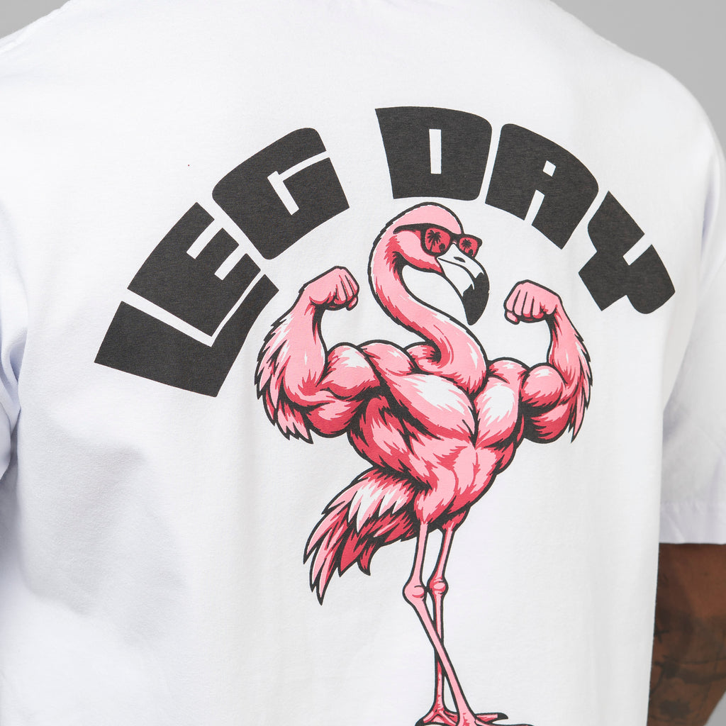 Camiseta Oversized Leg Lover Branco